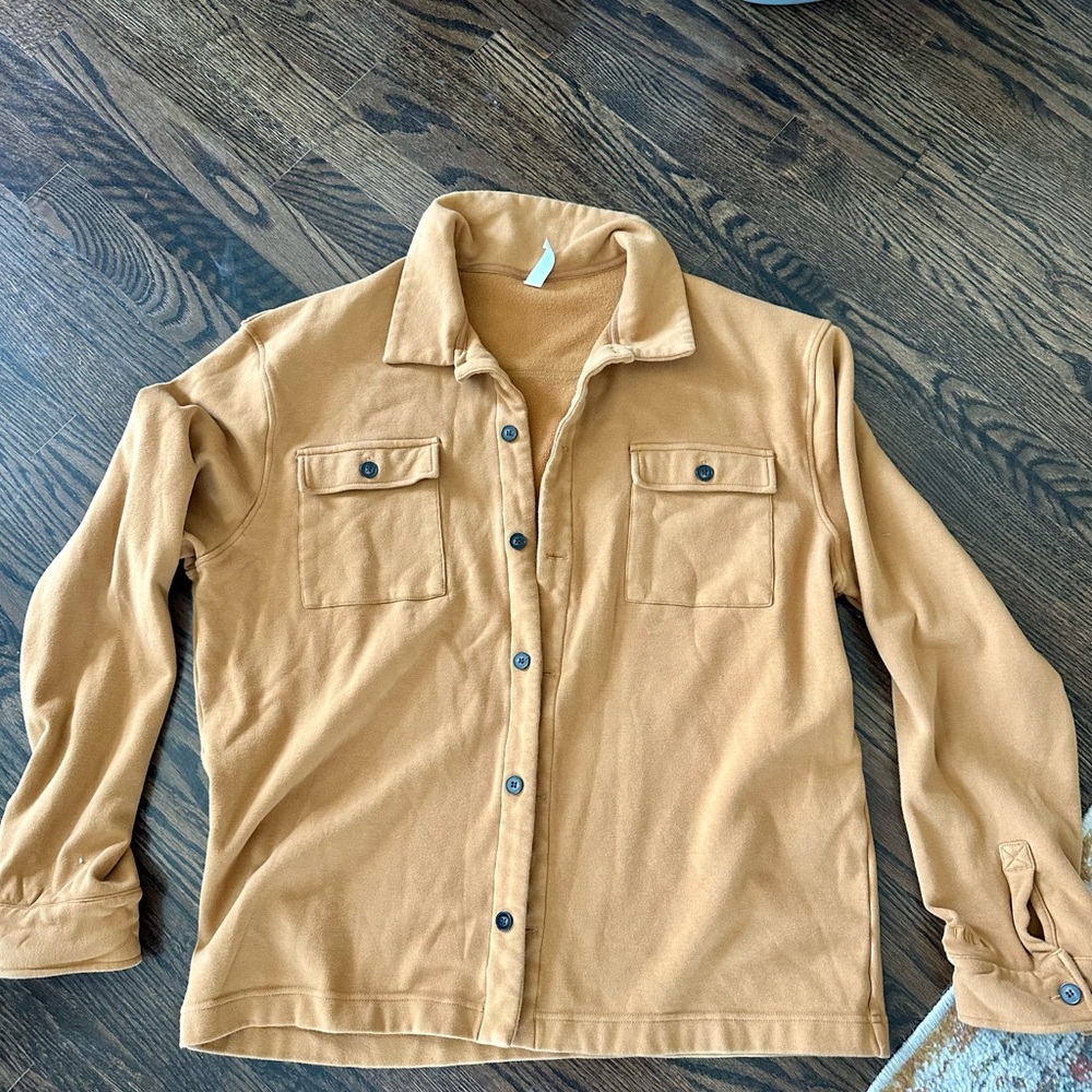 P'tula Camel Shirt Jacket